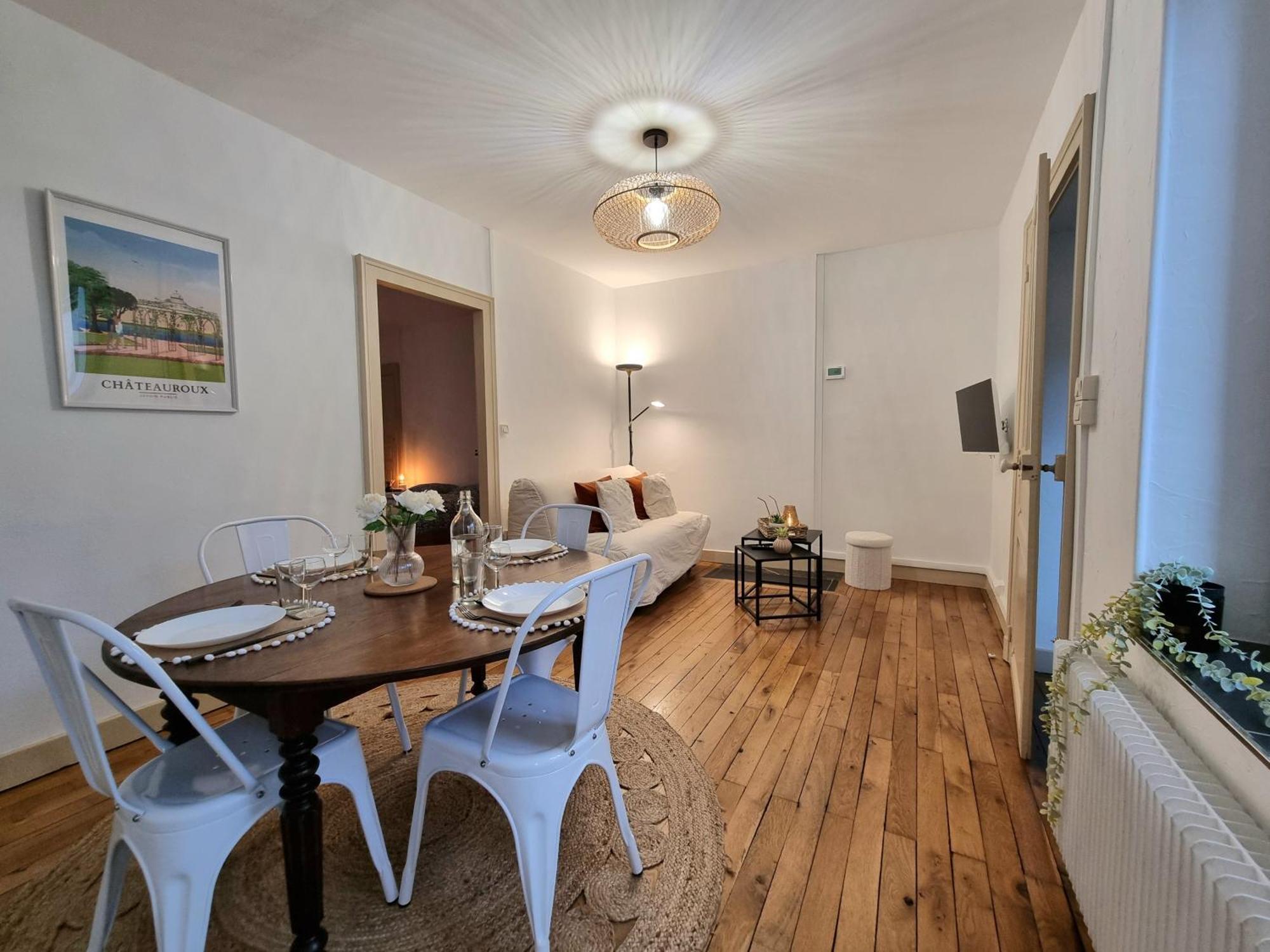 La Jeannette - Proche Gare-Centre, 2 Lits, Terrasse Villa Châteauroux Eksteriør bilde